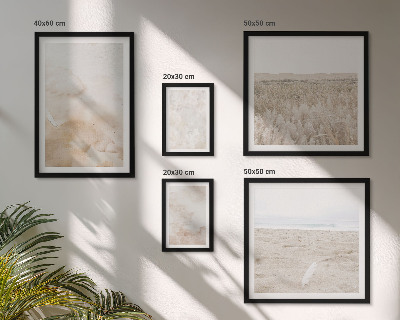 Set of 5 wall art pieces Pastel fashionable textures
