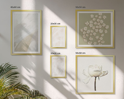 Gallery wall Flowers fashionable boho textures
