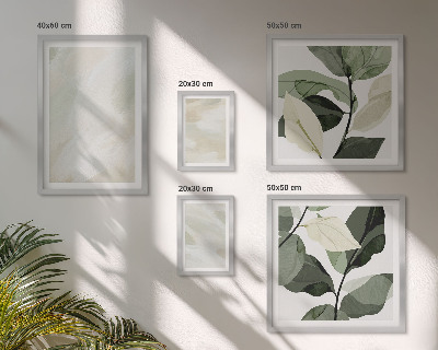 Framed photo set Bright paints abstract boho