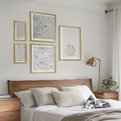 Gallery wall Light boho sand textures