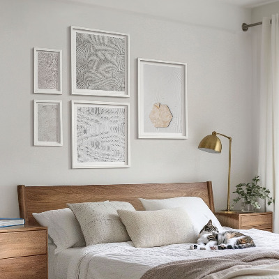 Gallery wall Light boho sand textures