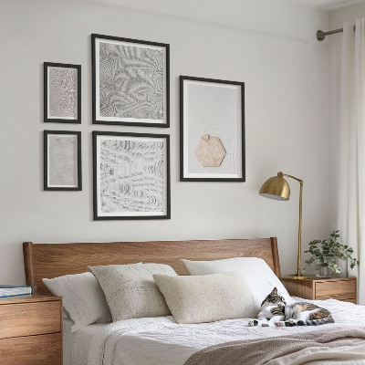 Gallery wall Light boho sand textures