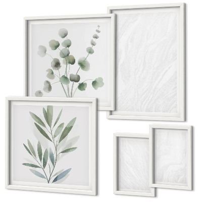 Gallery wall Elegant marble twig structure