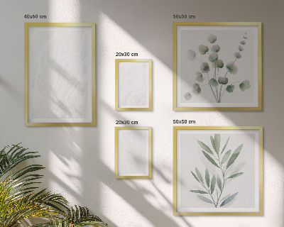 Gallery wall Elegant marble twig structure