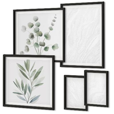 Gallery wall Elegant marble twig structure