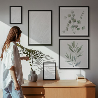 Gallery wall Elegant marble twig structure