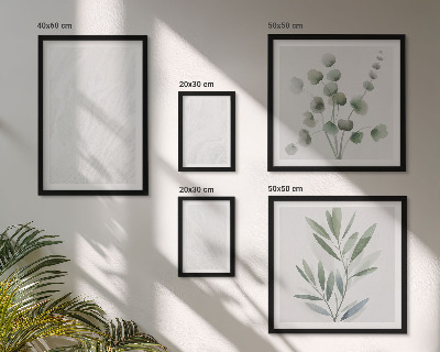 Gallery wall Elegant marble twig structure