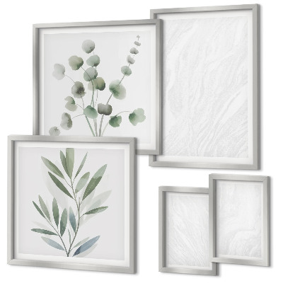 Gallery wall Elegant marble twig structure