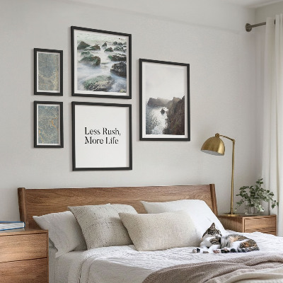 Framed photo set Green Marble Melancholy
