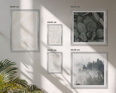 Gallery wall Stone pastel structures