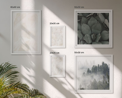 Gallery wall Stone pastel structures
