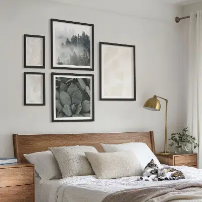 Gallery wall stone pastel structures print