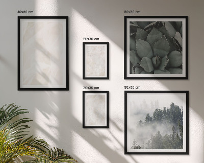 Gallery wall Stone pastel structures