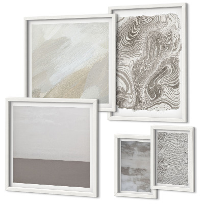 Framed photo set Industrial abstract patterns