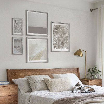 Framed photo set Industrial abstract patterns