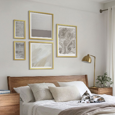 Framed photo set Industrial abstract patterns