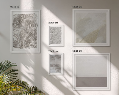 Framed photo set Industrial abstract patterns