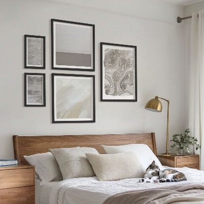 Framed photo set Industrial abstract patterns