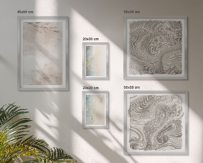 Set of 5 wall art pieces Delicate watercolor paints