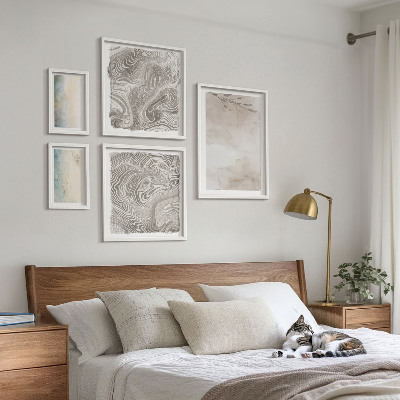 Set of 5 wall art pieces Delicate watercolor paints