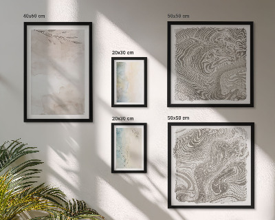 Set of 5 wall art pieces Delicate watercolor paints