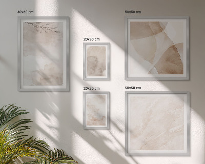 Gallery wall Watercolor paints boho textures