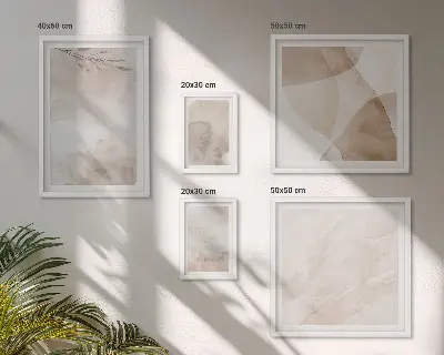 Gallery wall art watercolor boho textured prints