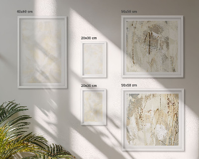 Framed photo set Bright texture paint design