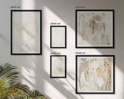 Framed photo set Bright texture paint design