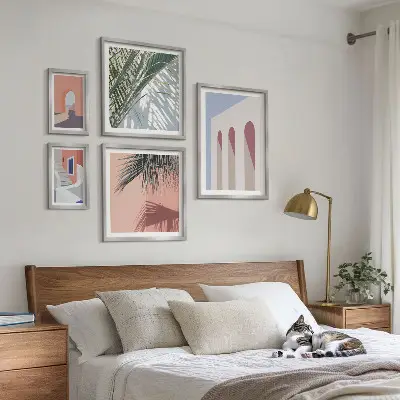 City architecture gallery wall illustrated prints