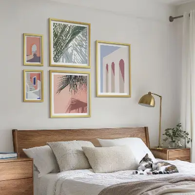 City architecture gallery wall illustrated prints