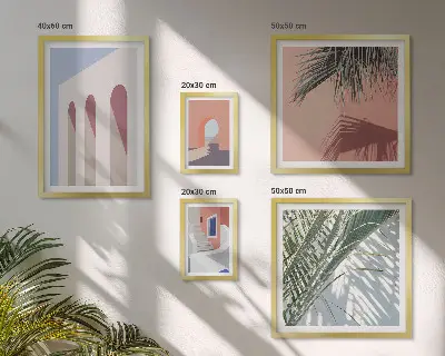 City architecture gallery wall illustrated prints