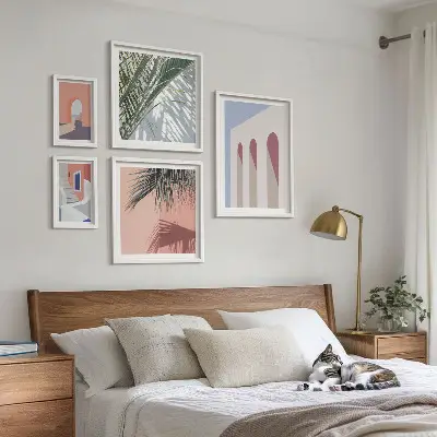City architecture gallery wall illustrated prints