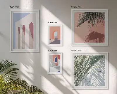 City architecture gallery wall illustrated prints