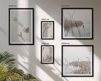 Framed photo set Close-ups of the boho style structure