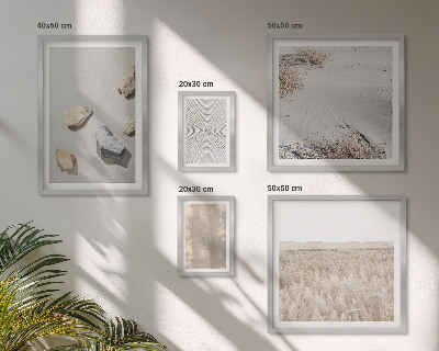 Set of 5 wall art pieces Boho natural textures