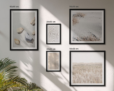 Set of 5 wall art pieces Boho natural textures