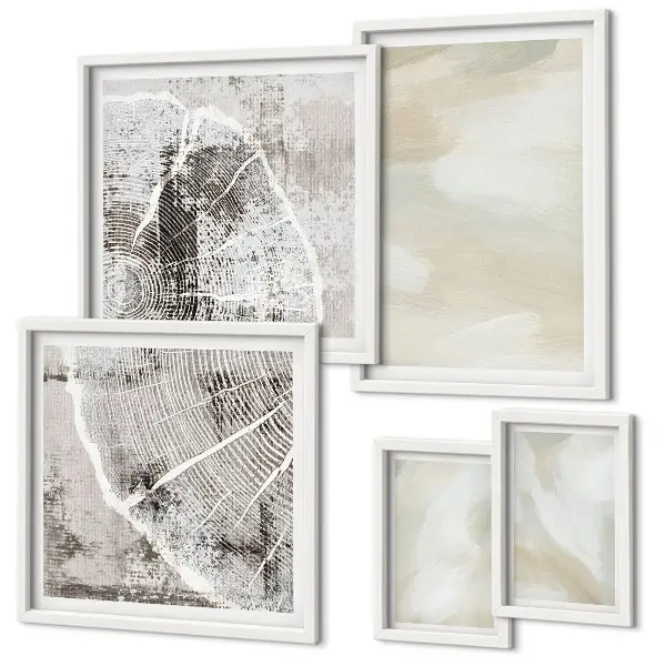 Gallery wall art minimalist paint texture