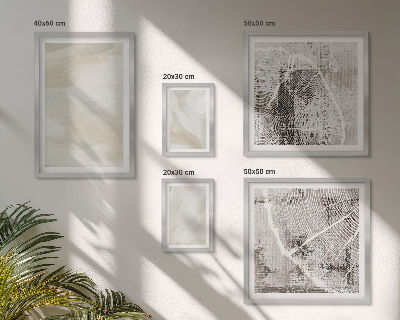 Gallery wall Paint texture minimalism