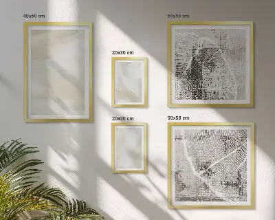 Gallery wall art minimalist paint texture