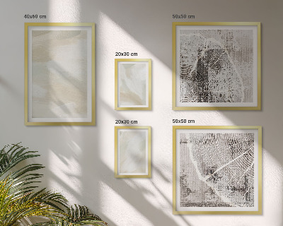 Gallery wall Paint texture minimalism