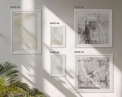 Gallery wall art minimalist paint texture