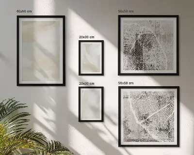 Gallery wall art minimalist paint texture