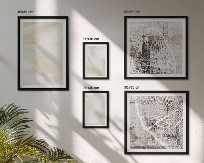 Gallery wall Paint texture minimalism
