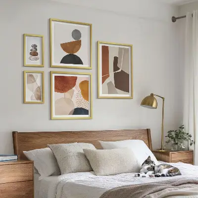Abstract painting framed photo set decorations