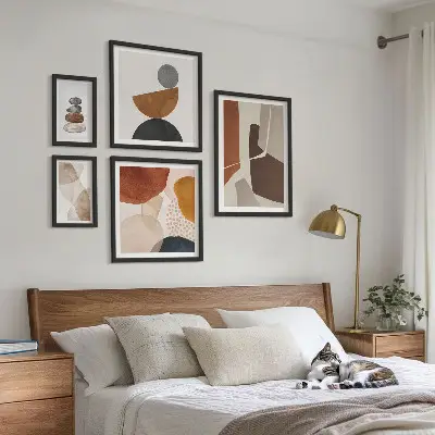 Abstract painting framed photo set decorations