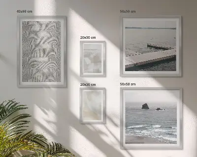 Abstract modern textured wall art set of 5 pieces
