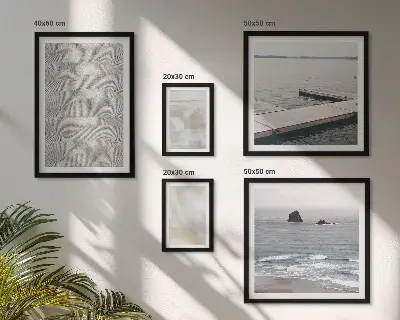 Abstract modern textured wall art set of 5 pieces