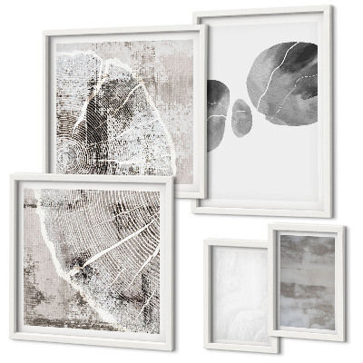 Gallery wall Abstract modern shapes