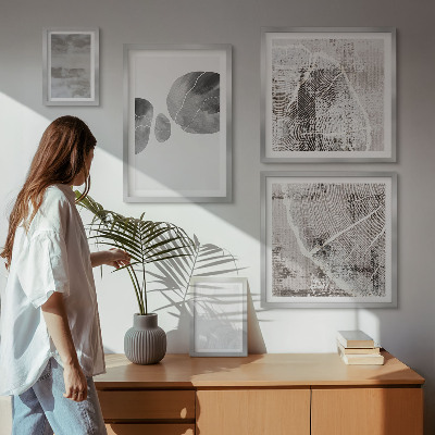 Gallery wall Abstract modern shapes